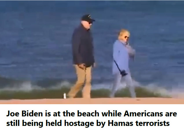 Joe Biden at the Beach 10-23-23