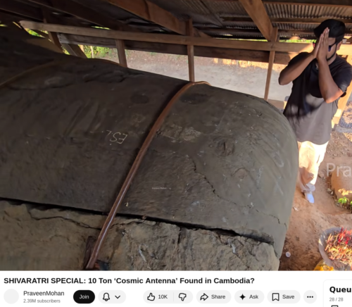 Praveen Mohan investigates the biggest Lingam in Cambodia